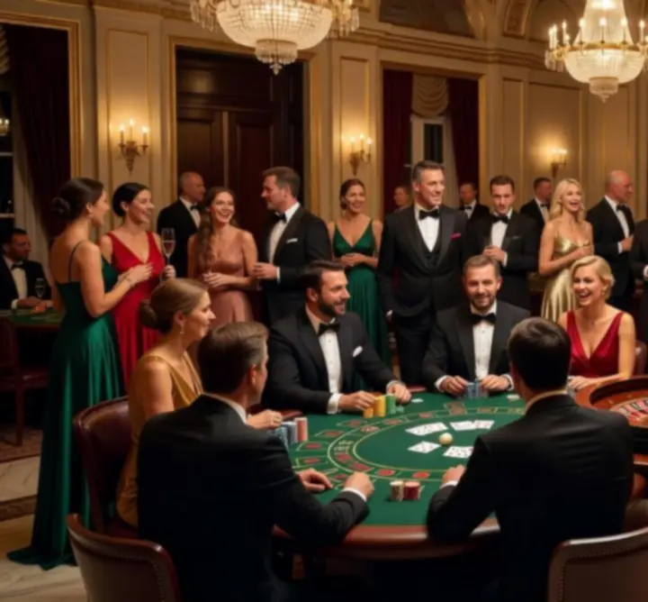 Hangulatos kaszinó-stílusú rendezvény SOCIAL VIBE EVENING szervezésében