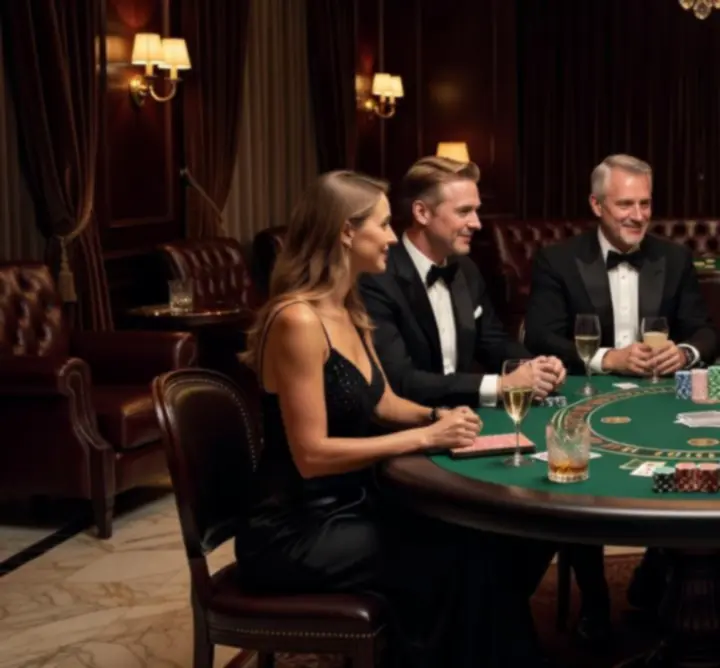 VIP privát kaszinó party elegáns környezetben